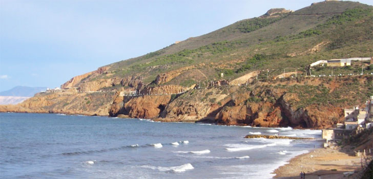 La plage de Saint Roch à Aïn El Turk