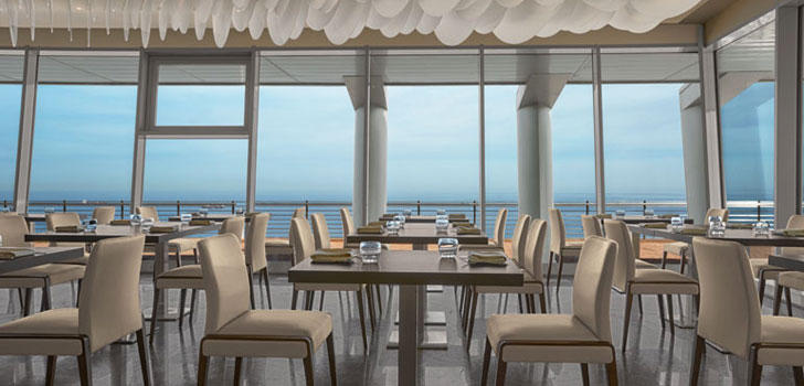 Le restaurant de l'hôtel Four Points à Oran