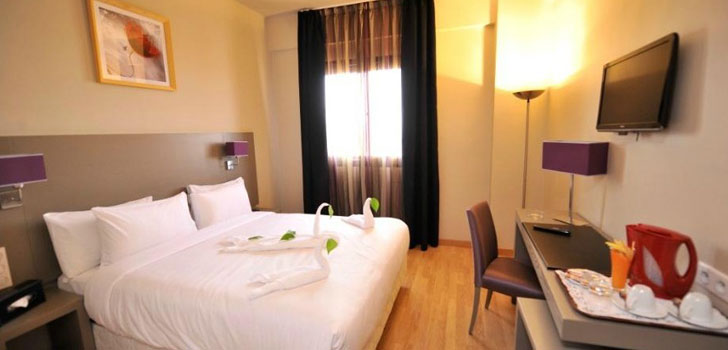 Une chambre de l'hôtel Liberté à Oran